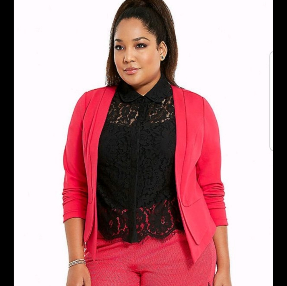 Torrid Pink Blazer size 2
